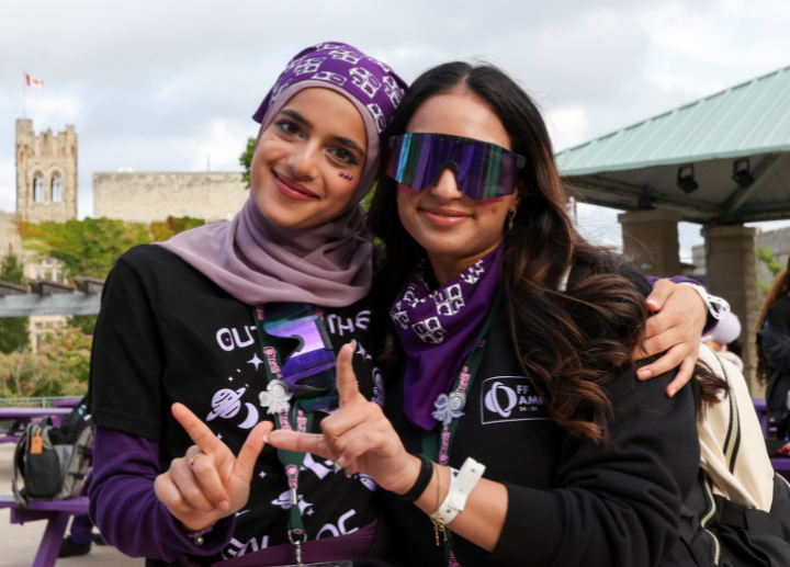 two student sophs posing for a photo.
