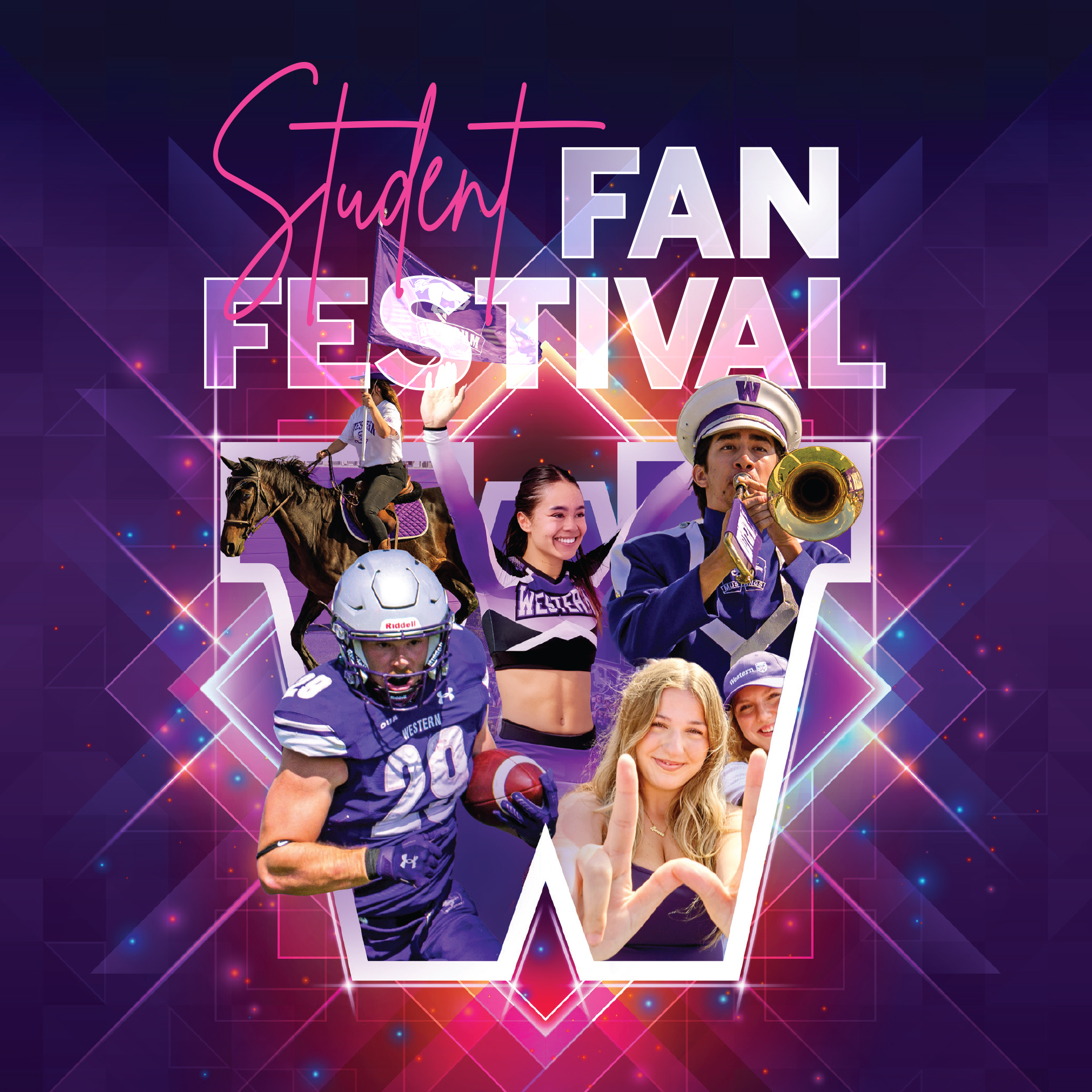 A purple graphic describing what fanfest is.