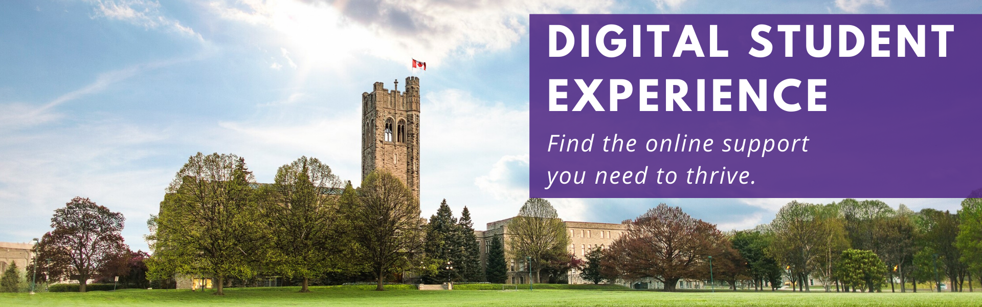 Digital Student Experience - find the online support you need to thrive